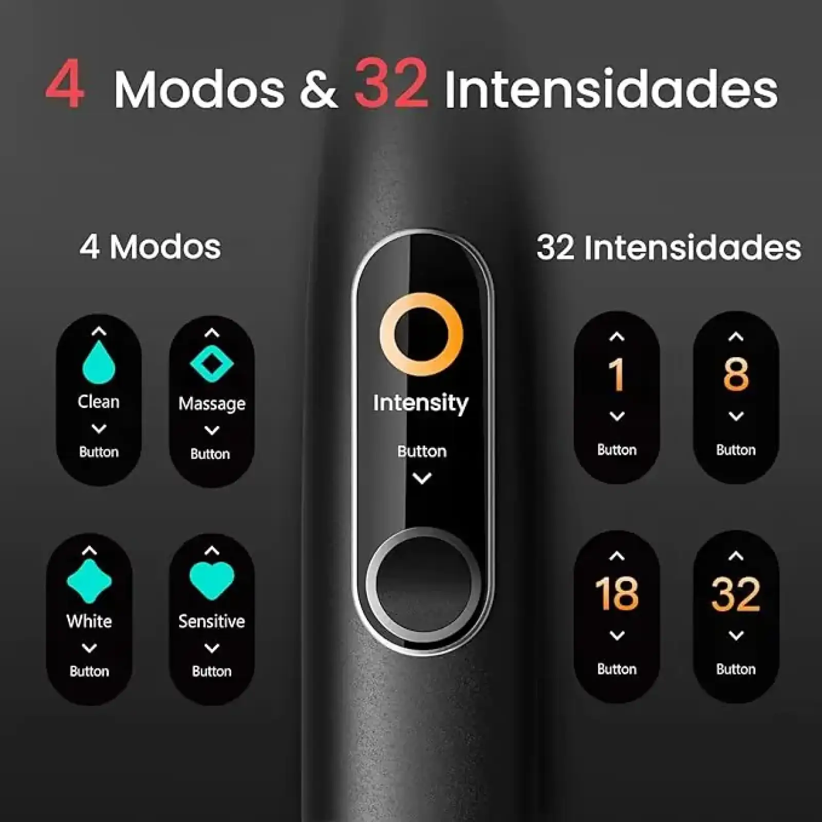 Розумна зубна електрощітка Oclean X Pro Elite Premium Set Black (6970810556216) UA