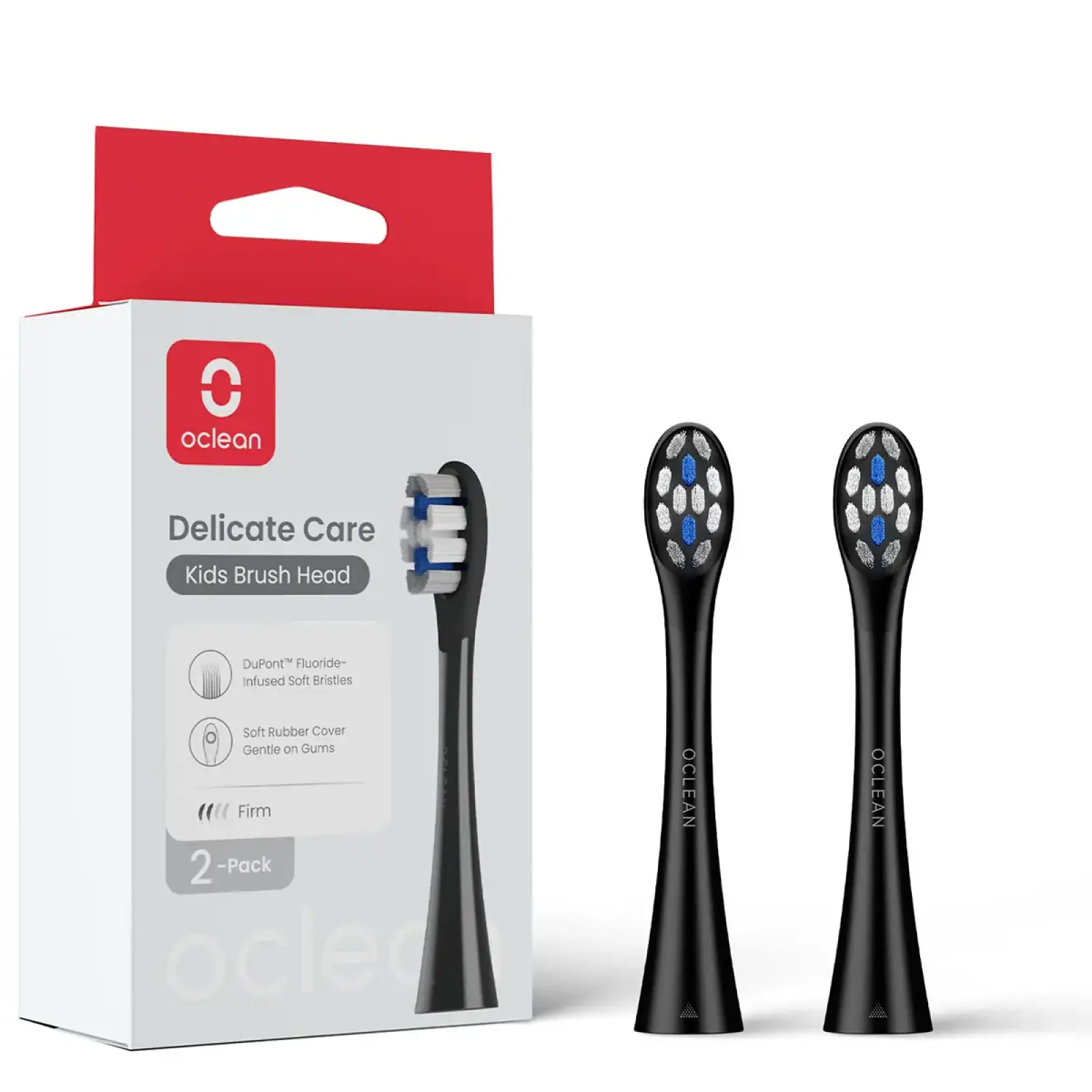 Насадка для електричної зубної щітки Oclean X Kids P3K8 Black (6970810557398) UA