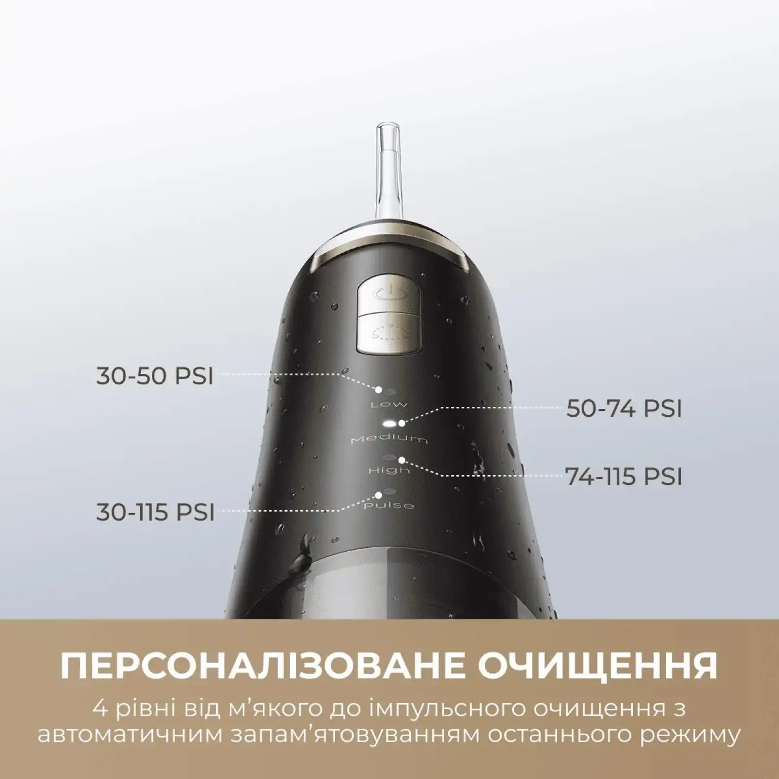 Іригатор Mova Ripple 10 (AWF14A-BK) UA