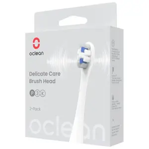 Насадка для електричної зубної щітки Oclean P3K4 Delicate Care Extra Soft 2-pack (6970810552911) UA