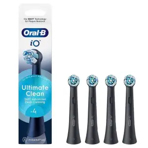 Насадка для зубної електрощітки Braun Oral-B iO RB CBF-4 Ultimate Clean Black (4 шт) UA