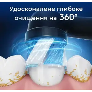 Насадка для зубної електрощітки Braun Oral-B iO RB CBF-8 Ultimate Clean Black (8 шт) UA