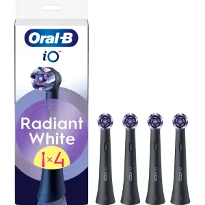 Насадка для зубной электрощетки Braun Oral-B iO RB WB Radiant White Black (4 шт) UA