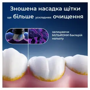Насадка для зубної електрощітки Braun Oral-B iO RB WB Radiant White Black (4 шт) UA