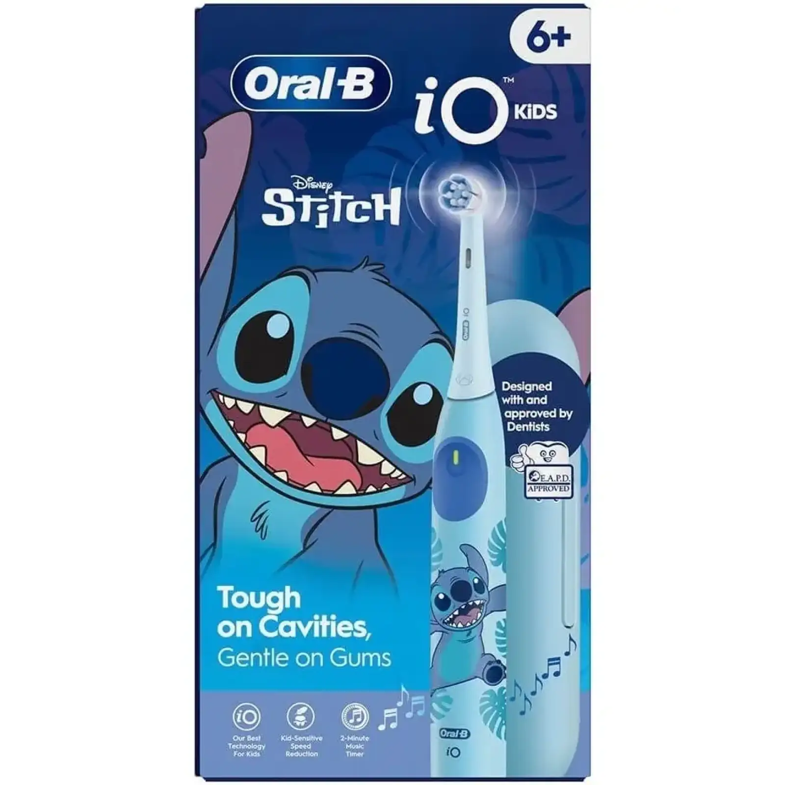 Зубна електрощітка Braun Oral-B iO Series 2 iOS2K.1I9.K Stitch Blue UA