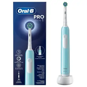 Зубна електрощітка Braun Oral-B Pro1 D305.513.3 CrossAction Caribbean Blue UA