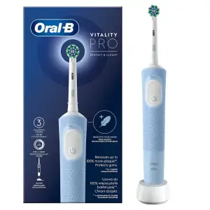 Зубна електрощітка Braun Oral-B Vitality D103.413.3 Pro Protect X Clean Cross Action Blue UA