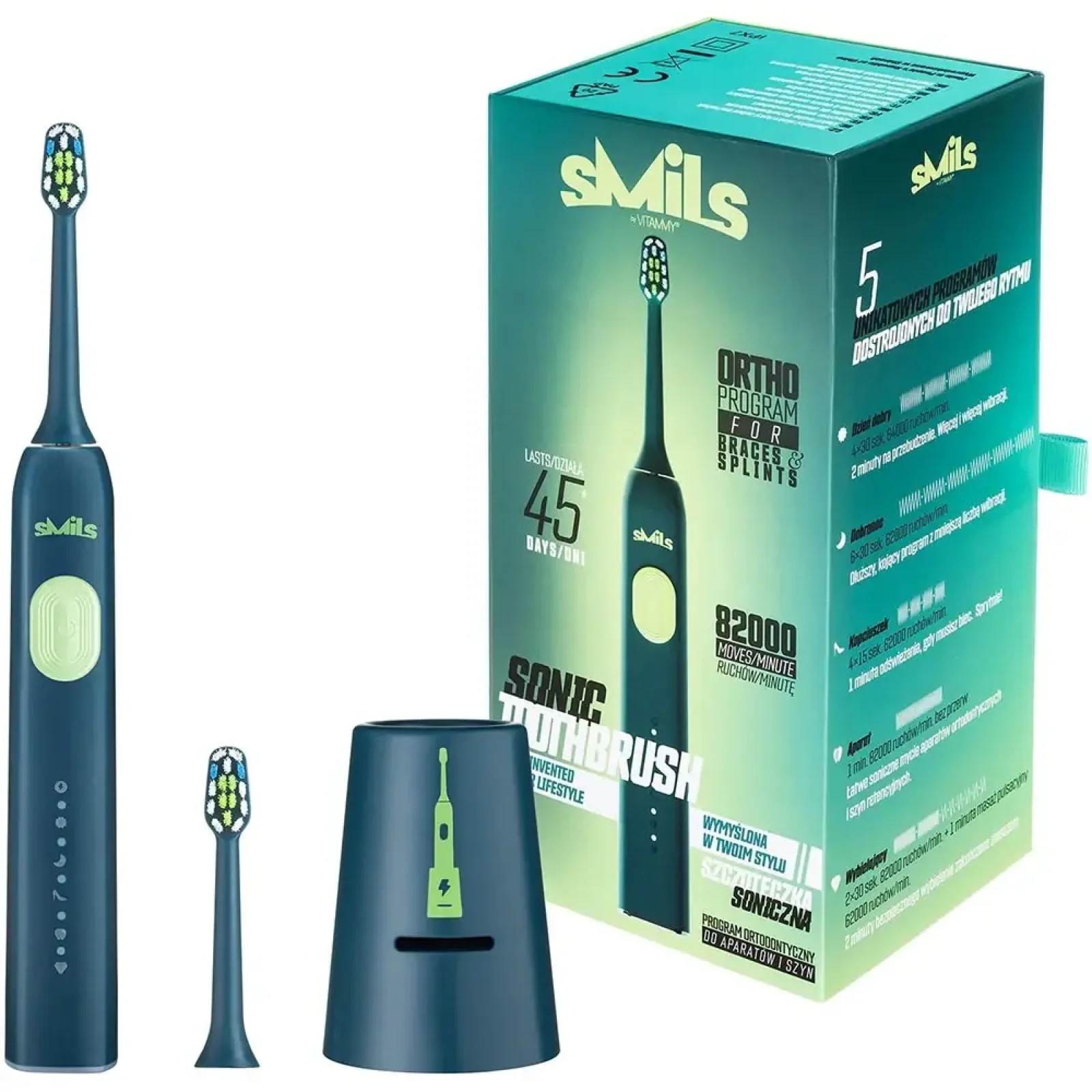 Зубная электрощетка Vitammy Smils Deep Water UA