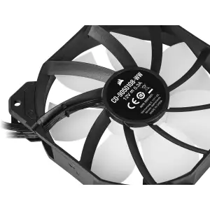 Вентилятор Corsair iCUE SP120 RGB Elite Performance (CO-9050108-WW), 120x120x25мм, 4-pin PWM, чорний UA