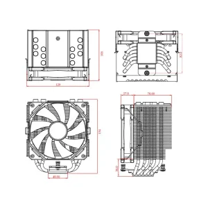 Кулер процессорный ID-Cooling SE-226-XT Black UA