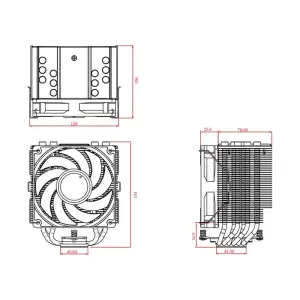Кулер процесорний ID-Cooling SE-226-XT ARGB UA