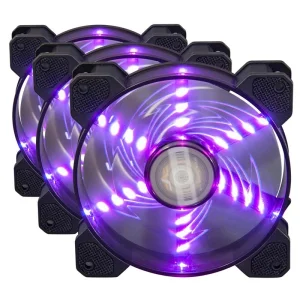 Набор Frime RGB-вентиляторов + Fun hub + ДУ Frime Iris Flicker KIT (IRISFLICKERKIT), 120х120х25, 6-pin UA