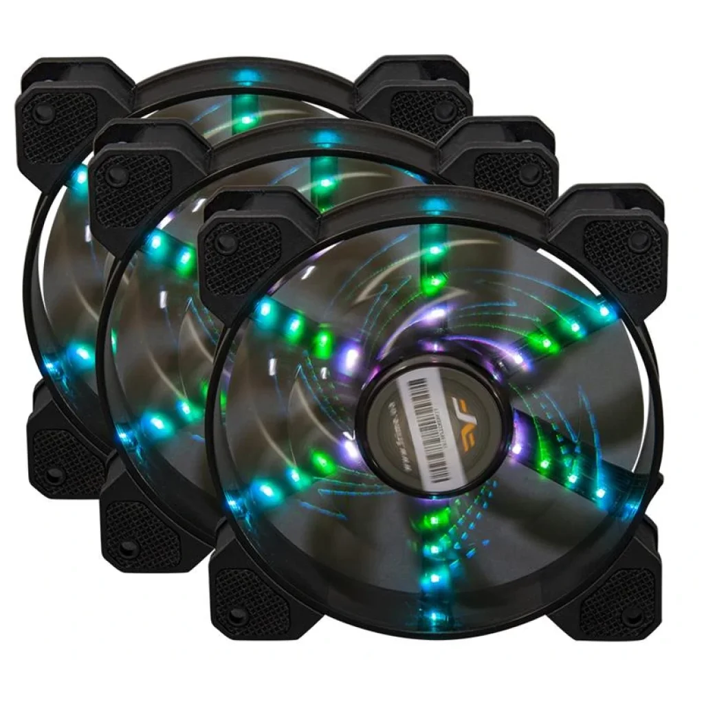 Набор Frime RGB-вентиляторов + Fun hub + ДУ Frime Iris Flicker KIT (IRISFLICKERKIT), 120х120х25, 6-pin UA