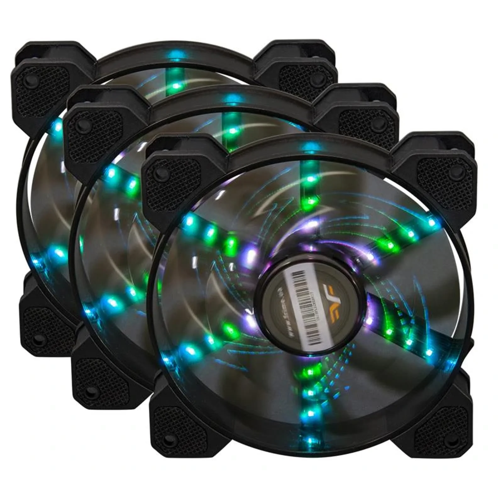 Набір Frime RGB-вентиляторів + Fun hub + ДУ Frime Iris Flicker KIT (IRISFLICKERKIT), 120х120х25, 6-pin UA