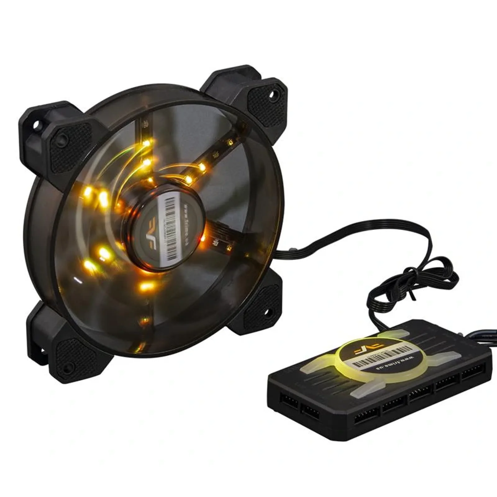 Набір Frime RGB-вентиляторів + Fun hub + ДУ Frime Iris Flicker KIT (IRISFLICKERKIT), 120х120х25, 6-pin UA