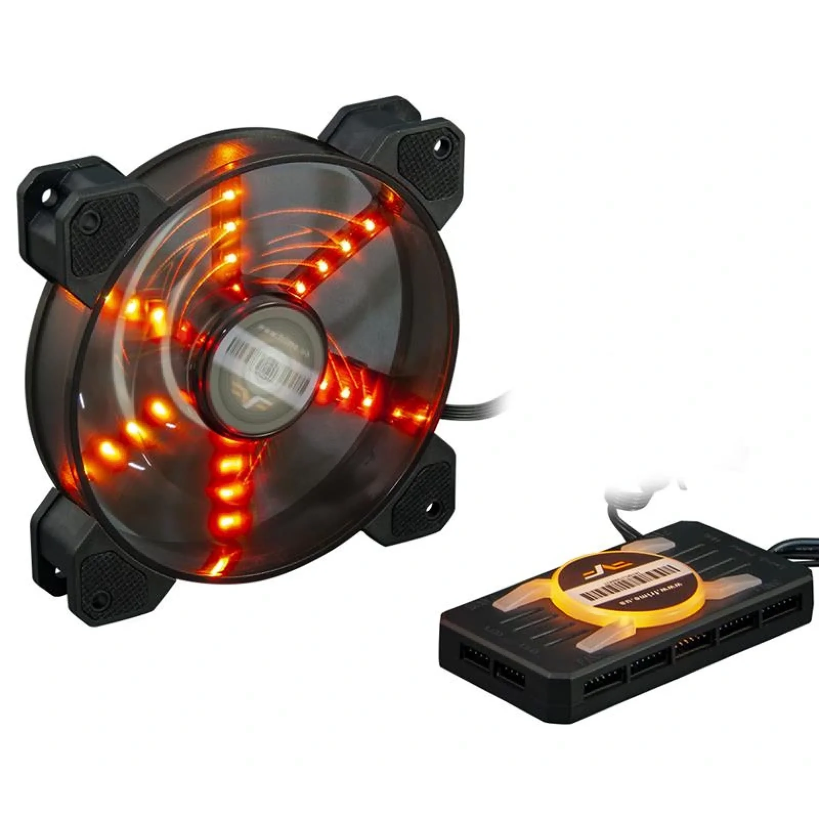 Набір Frime RGB-вентиляторів + Fun hub + ДУ Frime Iris Flicker KIT (IRISFLICKERKIT), 120х120х25, 6-pin UA