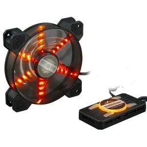Набор Frime RGB-вентиляторов + Fun hub + ДУ Frime Iris Flicker KIT (IRISFLICKERKIT), 120х120х25, 6-pin UA