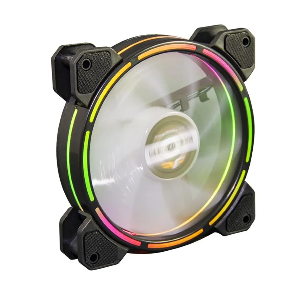 Вентилятор Frime Iris LED Fan Think Ring RGB HUB (FLF-HB120TRRGBHUB16), 120х120х25 мм, 6-pin, Black UA