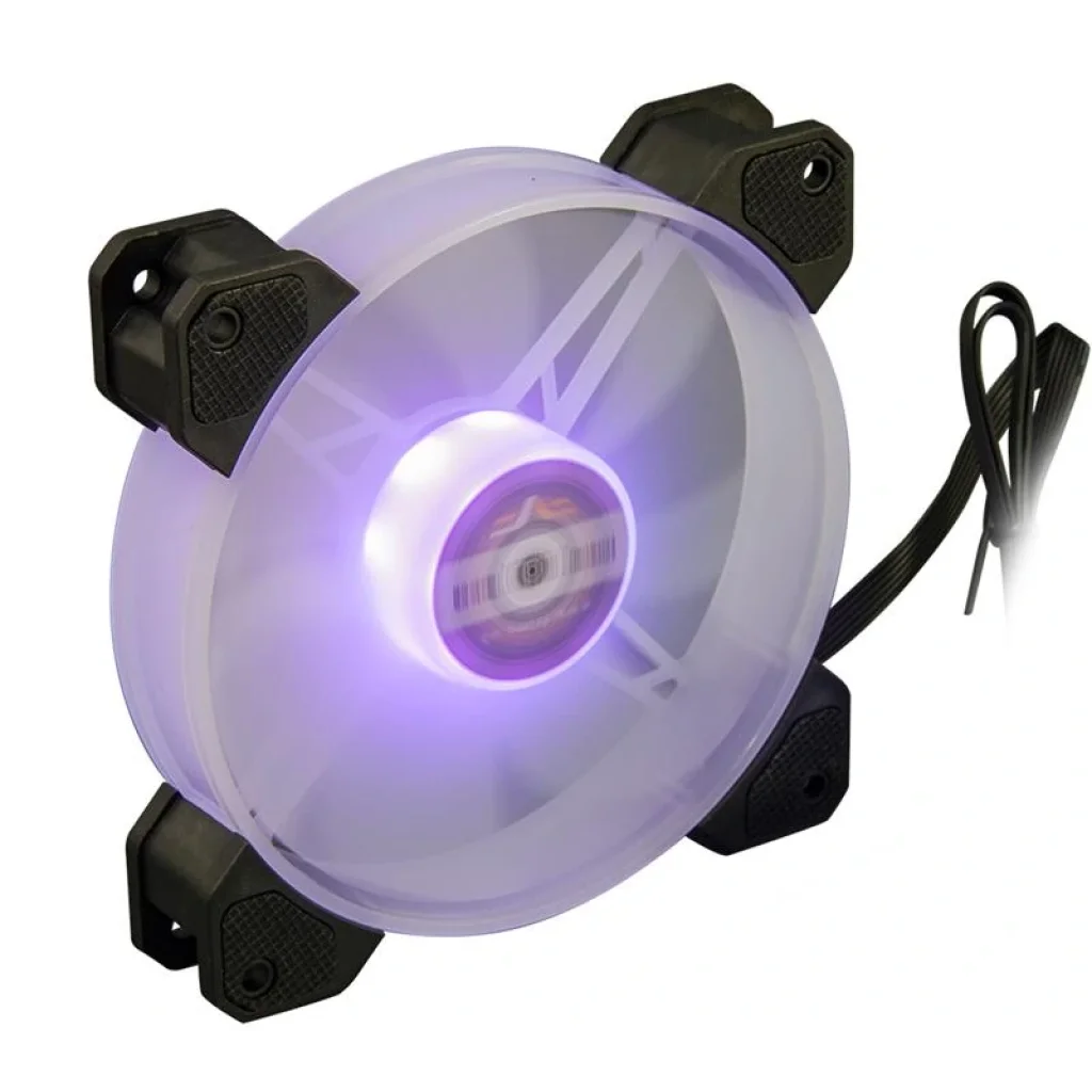 Вентилятор Frime Iris LED Fan Mid RGB HUB (FLF-HB120MRGBHUB8), 120х120х25 мм, 6-pin, Black UA