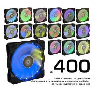Вентилятор Frime Iris LED Fan 16LED RGB HUB-2 (FLF-HB120RGBHUB216) UA