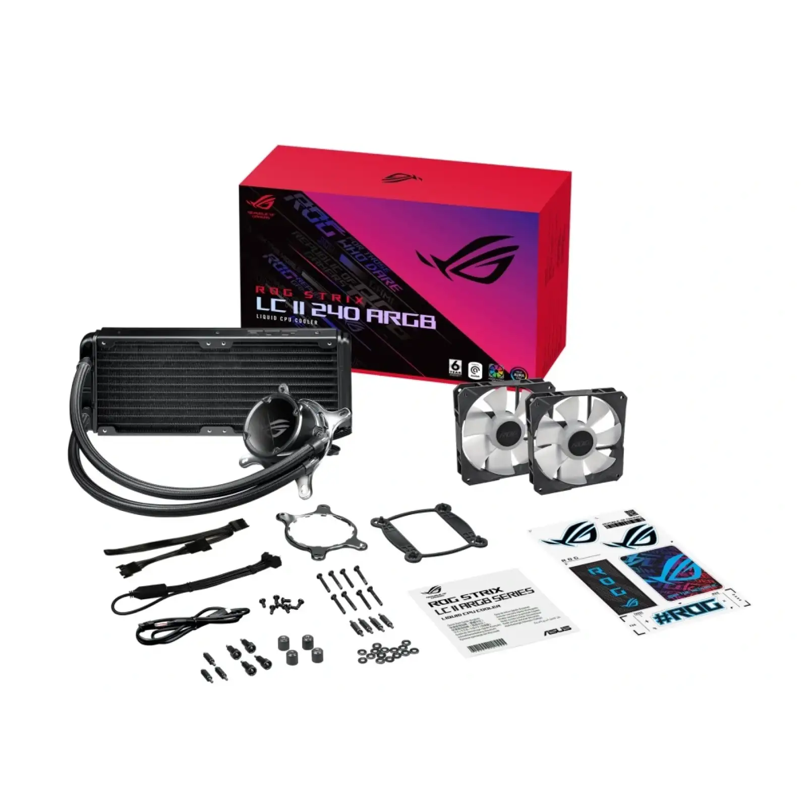 Система водяного охолодження Asus ROG Strix LC II 240 ARGB (90RC00E1-M0UAY0) UA