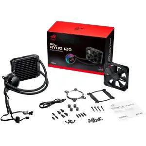 Система водяного охолодження Asus ROG Ryuo 1x120mm Aura OLED (90RC0010-M0UAY0) UA
