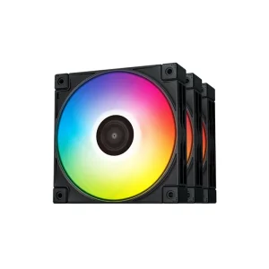 Вентилятор DeepCool FC120-3 IN 1 Black, 120x120x25мм, 4pin, черный, R-FC120-BAMN3-G-1 UA