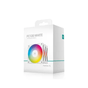 Вентилятор DeepCool FC120 3 IN 1 White, 120x120x25мм, 4pin, білий, R-FC120-WHAMN3-G-1 UA