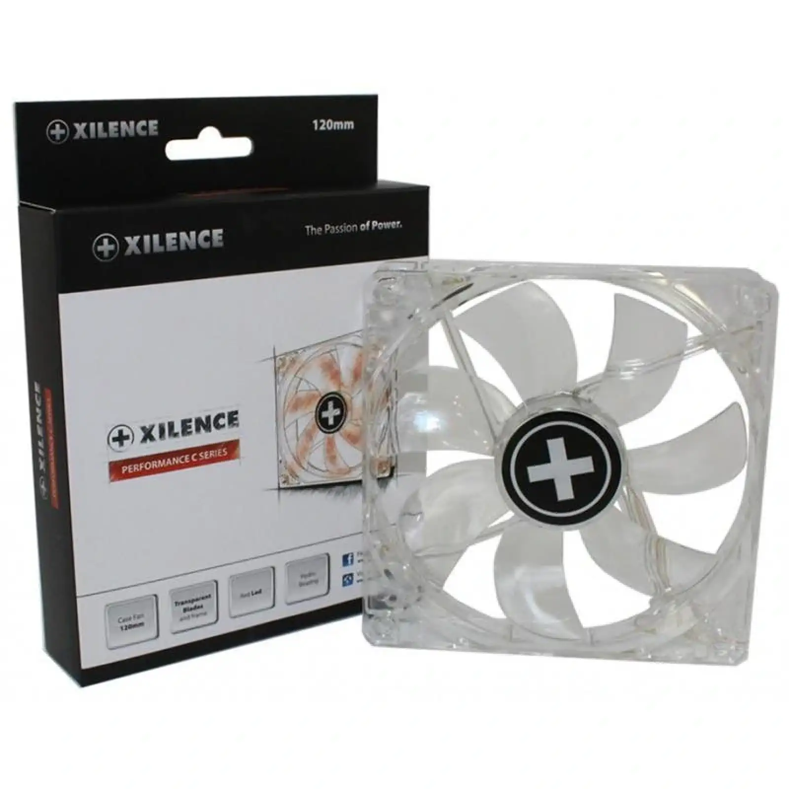 Вентилятор Xilence XPF120.TR (XF046), 120х120х25мм, 3-pin+4-pin, White UA