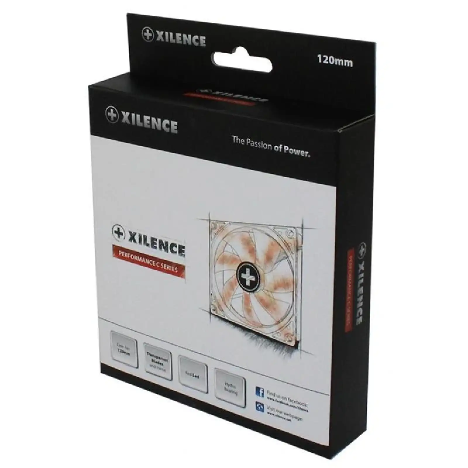 Вентилятор Xilence XPF120.TR (XF046), 120х120х25мм, 3-pin+4-pin, White UA