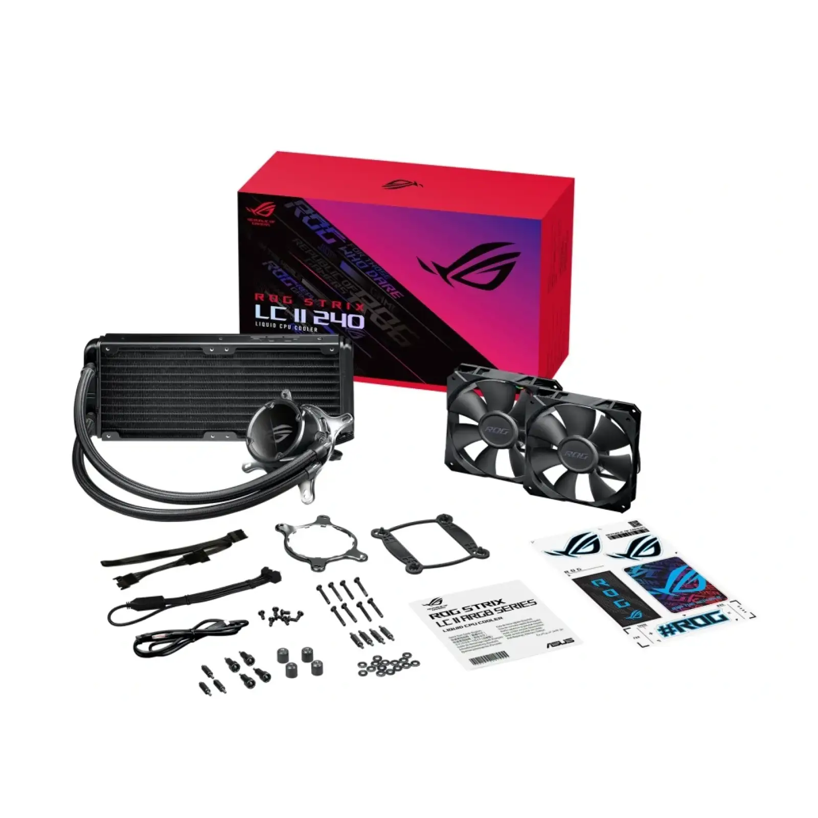 Система водяного охолодження Asus ROG Strix LC II 240 (90RC00E0-M0UAY0) UA