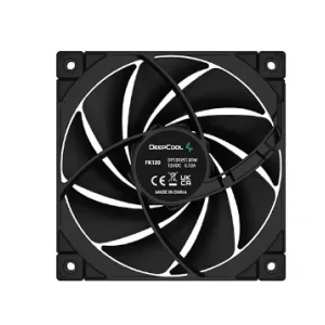 Вентилятор DeepCool FK120 Black, 120x120x25мм, 4-pin, черный, R-FK120-BKNPF1-G-1 UA