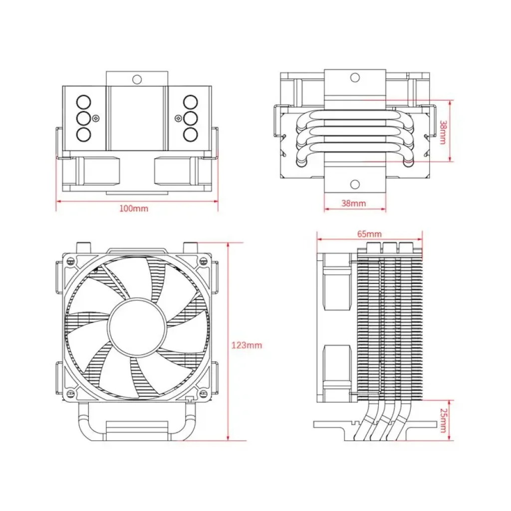 Кулер процесорний ID-Cooling SE-903-XT UA