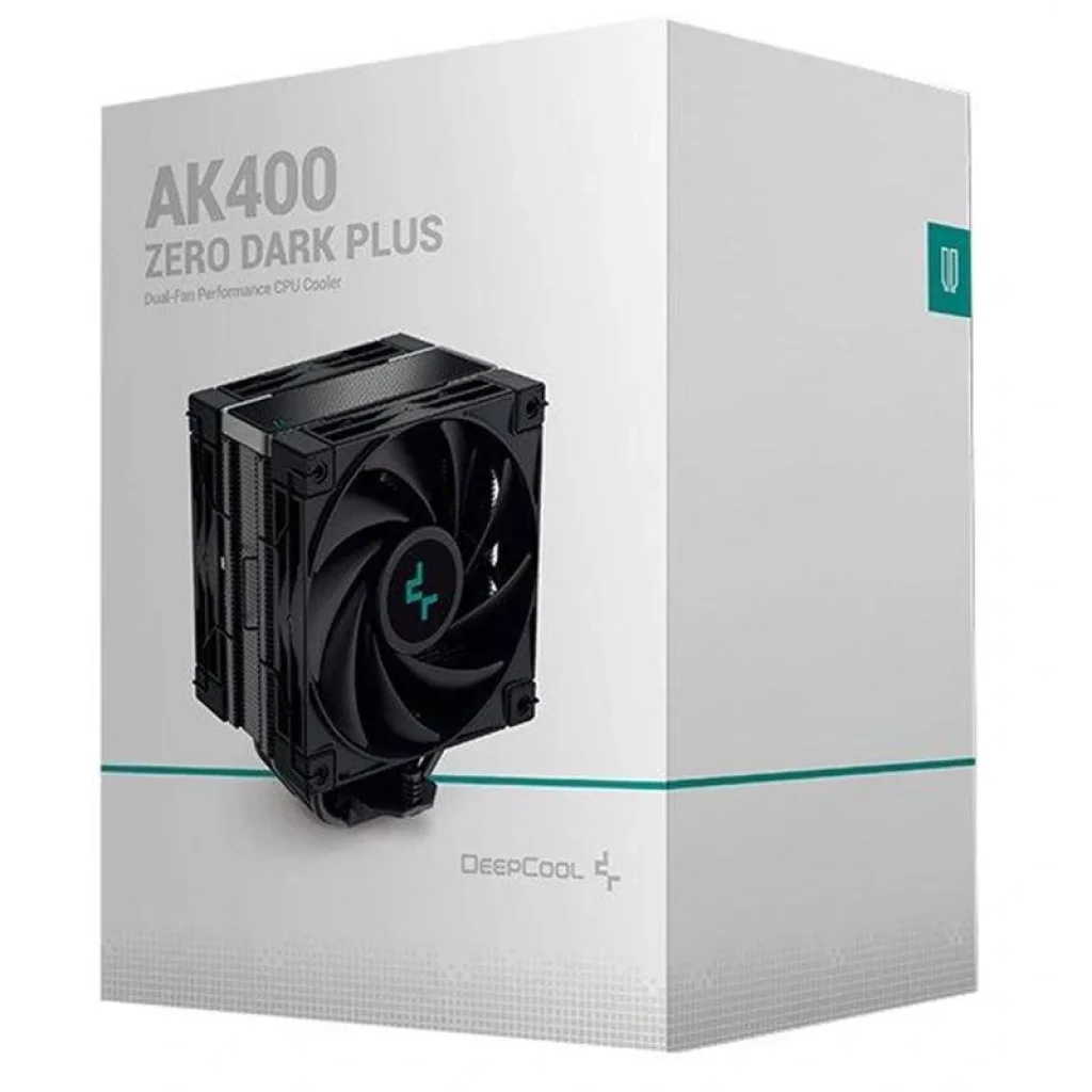 Кулер процесорний DeepCool AK400 Zero Dark Plus (R-AK400-BKNNMD-G-1) UA