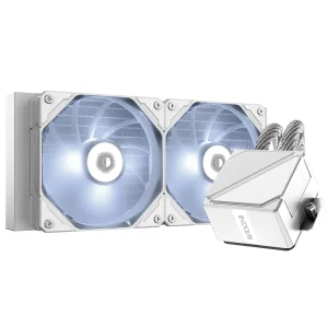 Система водяного охлаждения ID-Cooling Dashflow 240 Basic White, Intel: LGA2066/2011/1700/1200/1151/1150/1155/1156, AMD: AM5/AM4, 276х120х27 мм UA