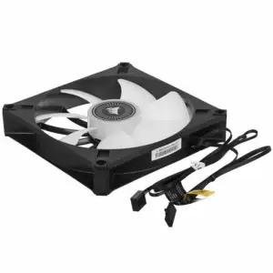Вентилятор Corsair iCUE ML140 RGB Elite Premium Dual Pack (CO-9050115-WW), 140x140x25мм, 4-pin PWM, чорний UA