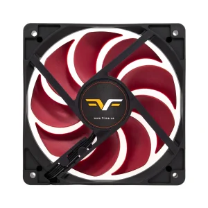 Вентилятор Frime (FRF120HB20PWM) 120x120x25мм, PWM Black/Red UA