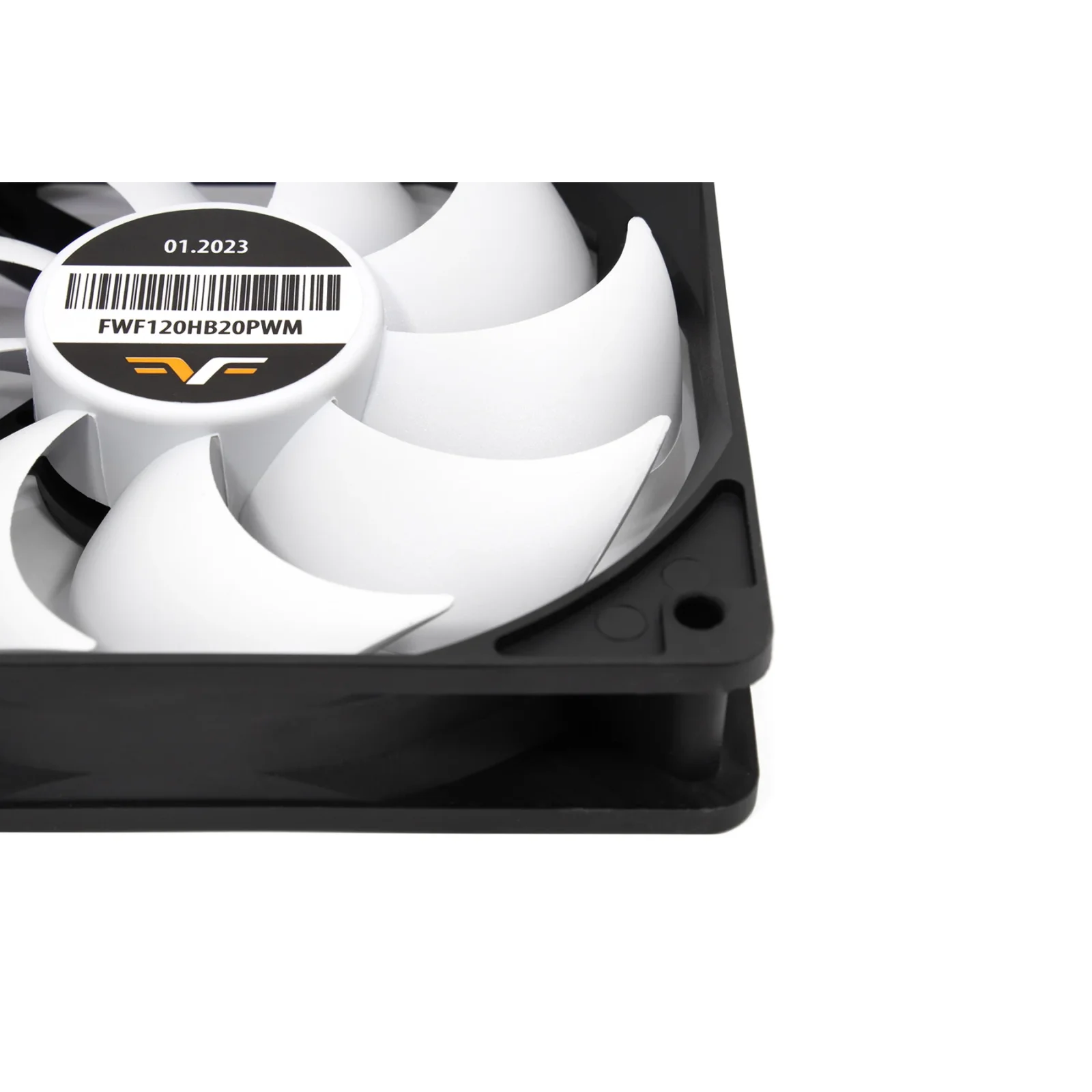 Вентилятор Frime (FWF120HB20PWM) 120x120x25мм, PWM Black/White UA