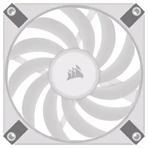 Вентилятор Corsair iCUE AF120 RGB Slim White Dual Fan Kit (CO-9050165-WW), 120x120x25мм, 4-pin PWM, білий UA