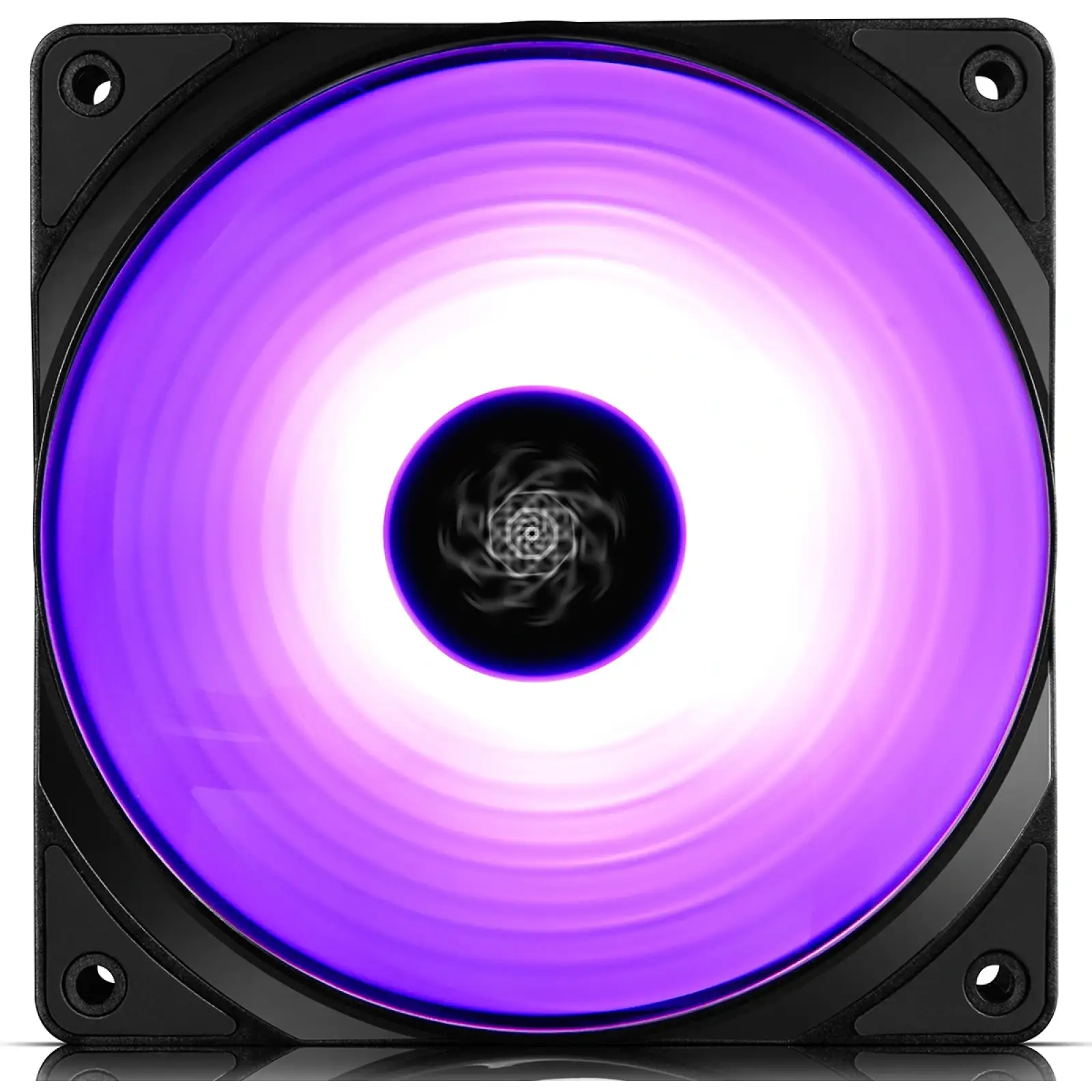 Вентилятор DeepCool CF 120 ARGB, 120x120x25мм, 4-pin, чорний з білим, DP-FA-RGB-CF120-1 UA