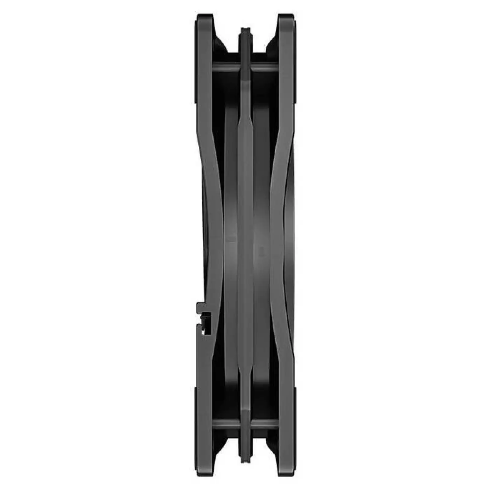 Вентилятор DeepCool RF120FS, 120х120х25 мм, 3-pin, 4-pin, чорний з білим, DP-FLED3-RF120-FS UA