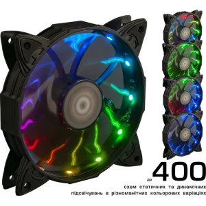 Вентилятор Frime Iris LED Fan 12LED Auto Effect (FLF-HB120AUTO12) UA