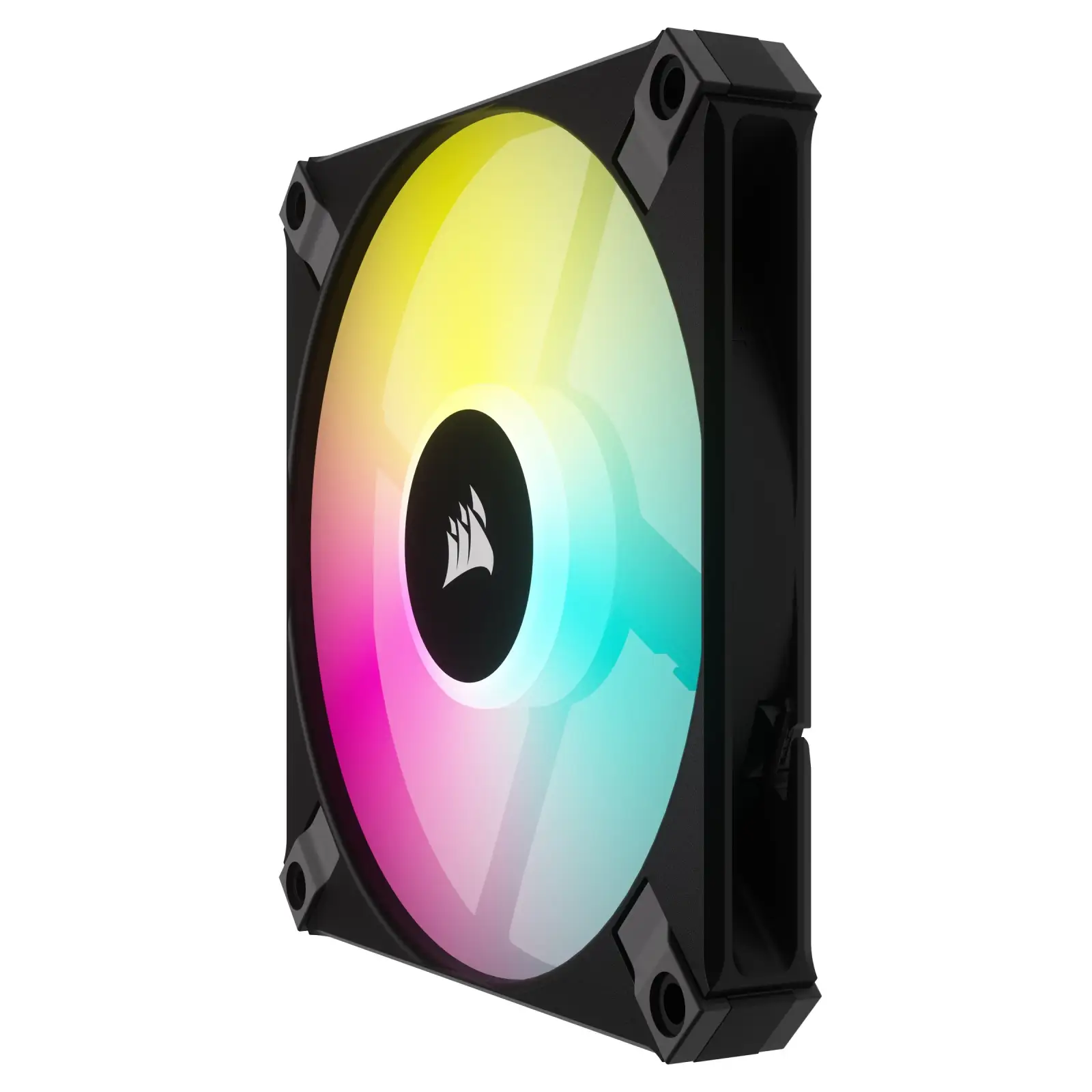 Вентилятор Corsair iCUE AF120 RGB Slim Black Dual Fan Kit (CO-9050163-WW), 120x120x15мм, 4-pin PWM, черный UA