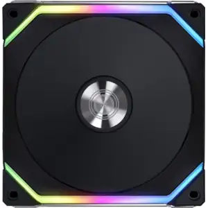 Вентилятор Lian Li Uni Fan SL V2, 120mm, Triple, Black (G99.12SLV23B.00), 120х120х28мм, 3-pin, 4-pin, чорний UA