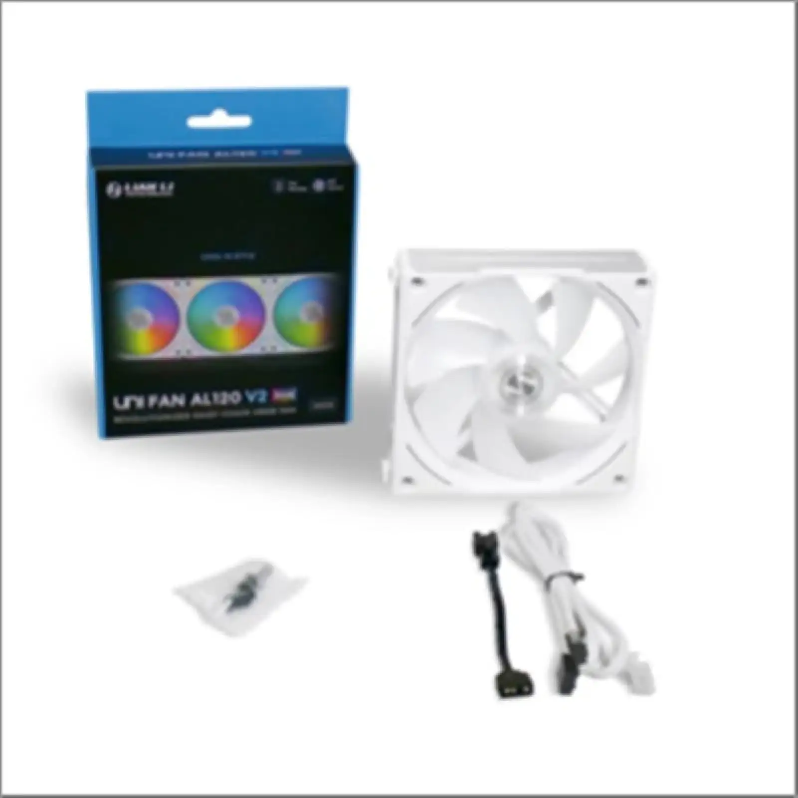 Вентилятор Lian Li Uni Fan AL V2, 120mm, White (G99.12ALV21W.00) UA