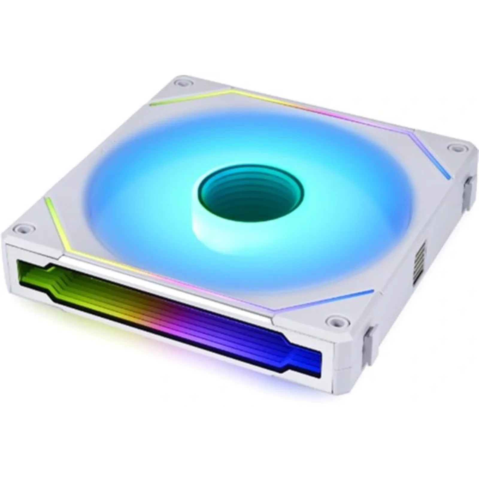 Вентилятор Lian Li Uni Fan SL-Infinity 140-1 White (G99.14SLIN1W.00), 140х142х25мм, 3-pin, 4-pin, белый UA