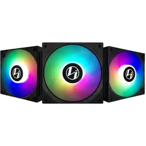 Вентилятор Lian Li ST120-3, Triple, Black (G99.12ST3B.00), 120х120х25мм, 3-pin, 4-pin, чорний UA