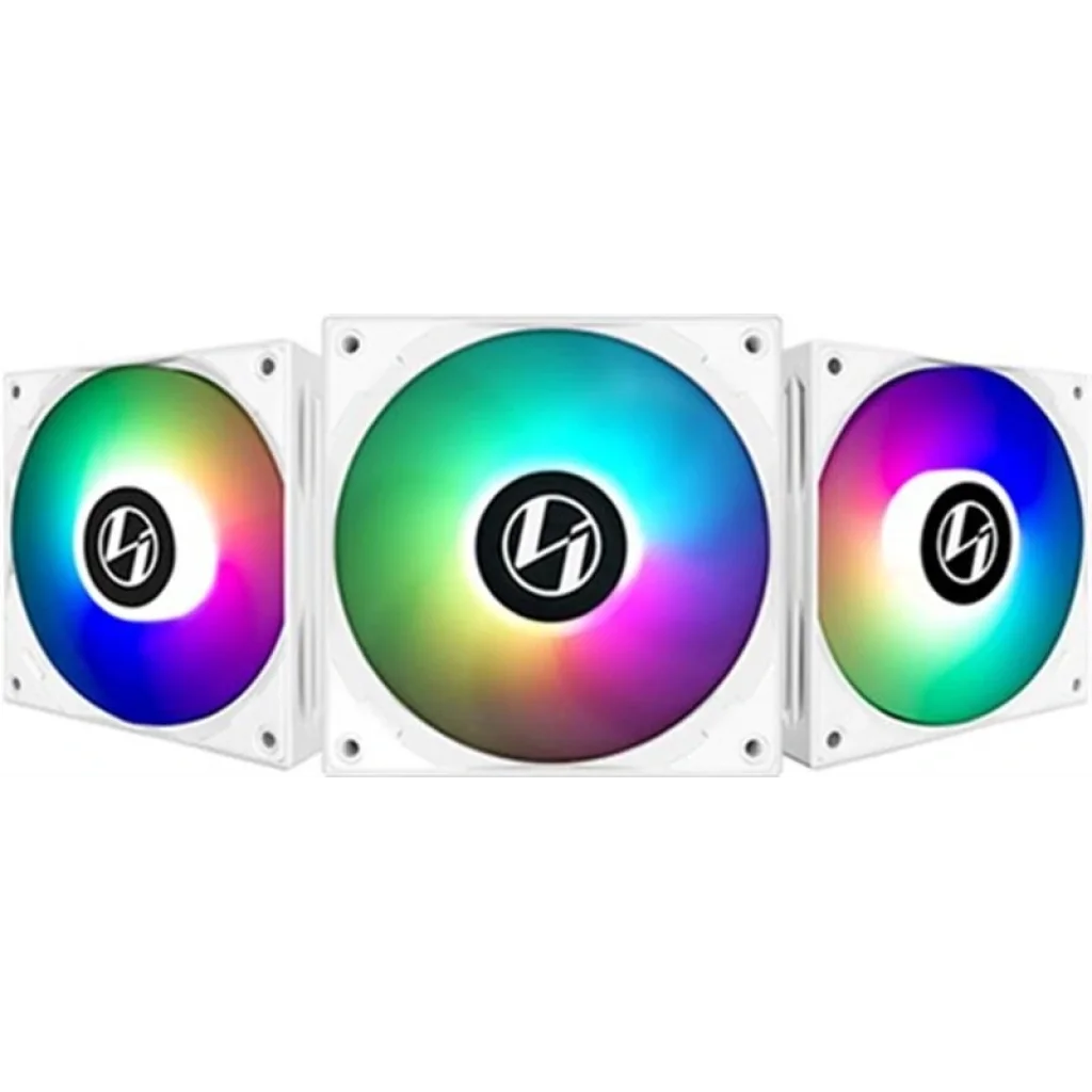 Вентилятор Lian Li ST120-3, Triple, White (G99.12ST3W.00), 120х120х25мм, 3-pin, 4-pin, білий UA