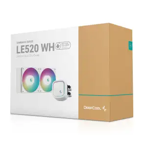 Система водяного охолодження DeepCool LE520 WH (R-LE520-WHAMMN-G-1) UA