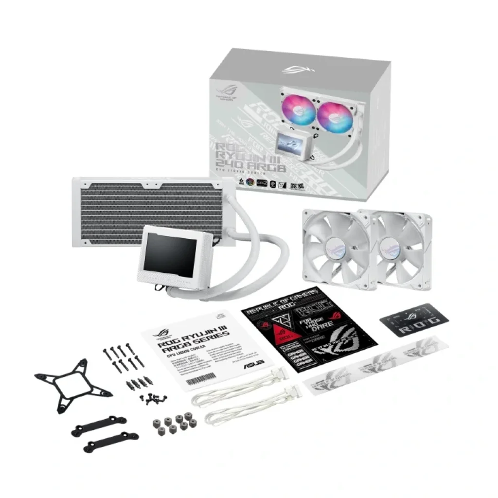 Система водяного охлаждения Asus ROG Ryujin III 240 ARGB White Edition (90RC00K2-M0UAY0) UA